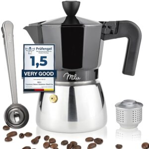 Cafetera Italiana Inducción 9 Tazas Negra