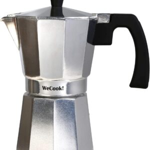 Cafetera Italiana WECOOK! 6 Tazas Aluminio