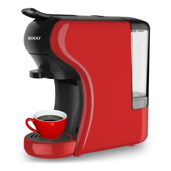 Cafetera SOGO 3 en 1 Compacta Rojo